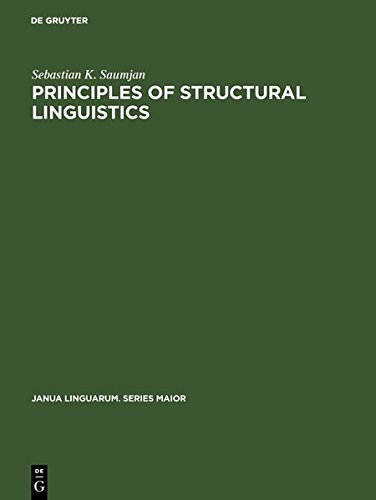 Principles of Structural Linguistics [Hardcover]