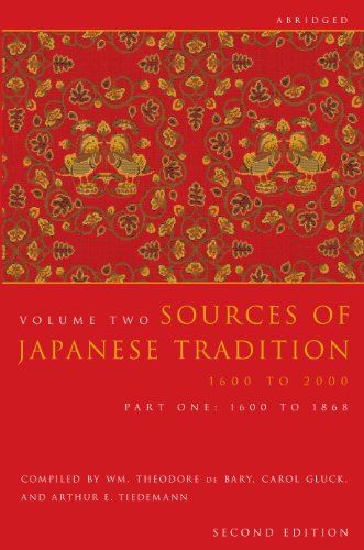 Sources of Japanese Tradition, Abridged 1600 to 2000 Part 2 1868 to 2000 [Hardcover]