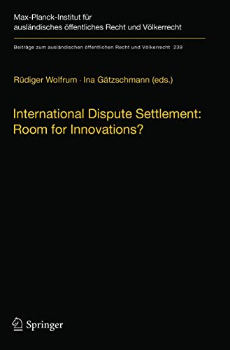 International Dispute Settlement Room for Innovations [Paperback]
