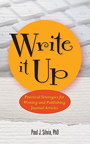 Write It Up Practical Strategies for Writing and Publishing Journal Articles [Paperback]