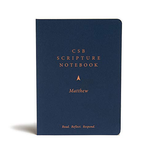 CSB Scripture Notebook, Matthew  Read. Reflect. Respond [Paperback]