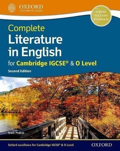 Complete Literature In English For Cambridge Igcse (R) & O Level
