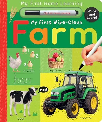 My First Wipe-Clean Farm Write and Learn [Board book]