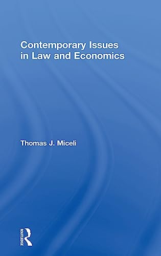 Contemporary Issues in Law and Economics [Hardcover]