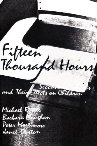 Fifteen Thousand Hours Secondary Schools And Their Effects On Children [Paperback]
