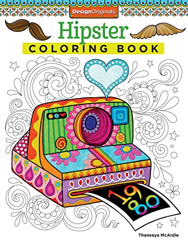Hipster Coloring Book [Paperback]