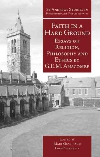 Faith in a Hard Ground Essays on Religion, Philosophy and Ethics [Paperback]