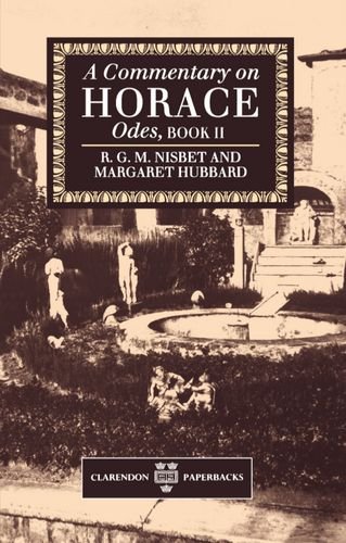 A Commentary on Horace Odes, Book II [Paperback]