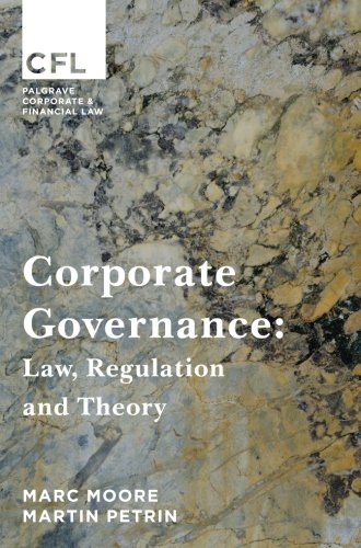 Corporate Governance Law, Regulation and Theory [Paperback]
