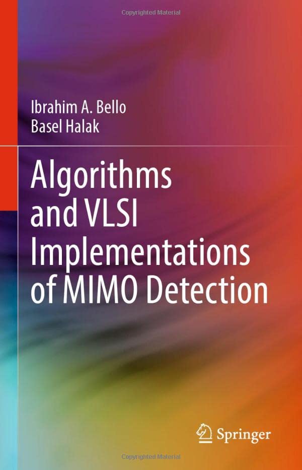 Algorithms and VLSI Implementations of MIMO Detection [Hardcover]