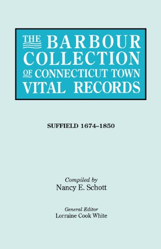 Barbour Collection of Connecticut Town Vital Records [Paperback]