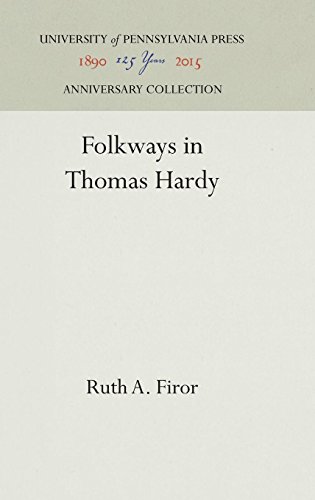 Folkways in Thomas Hardy [Hardcover]
