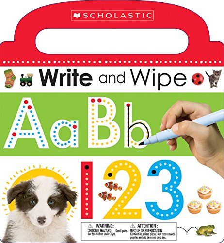 Write and Wipe ABC 123 (Scholastic Early Learners) [Novelty book]