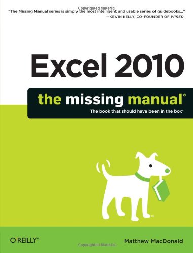 Excel 2010 The Missing Manual [Paperback]