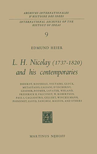 L.H. Nicolay (17371820) and his Contemporaries Diderot, Rousseau, Voltaire, Gl [Paperback]