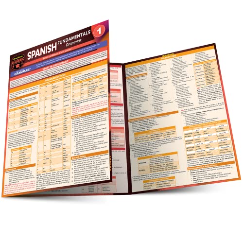 Spanish Fundamentals 1 - Grammar a QuickStudy Laminated Reference Guide [Fold-out book or cha]