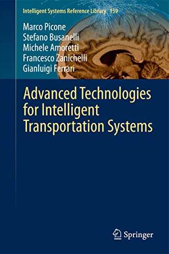 Advanced Technologies for Intelligent Transportation Systems [Hardcover]