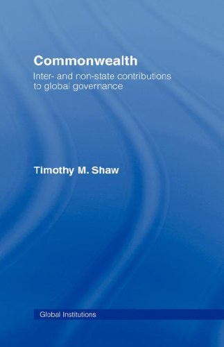 Commonwealth Inter- and Non-State Contributions to Global Governance [Hardcover]