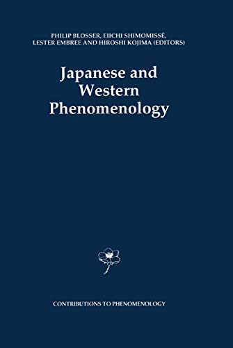Japanese and Western Phenomenology [Paperback]