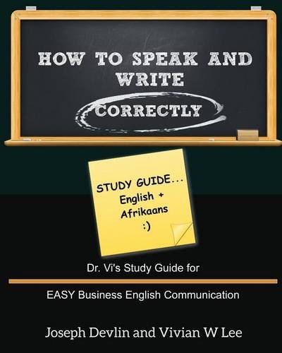 How To Speak And Write Correctly Study Guide (english + Afrikaans) [Paperback]