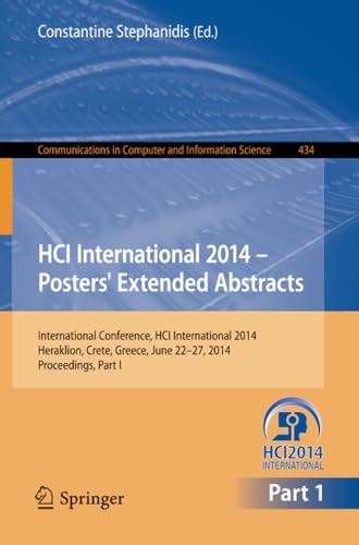 HCI International 2014 - Posters' Extended Abstracts International Conference,  [Paperback]
