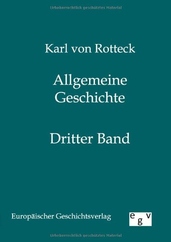 Allgemeine Geschichte [Paperback]