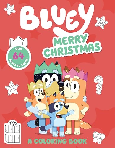 Bluey Merry Christmas A Coloring Book [Paperback]