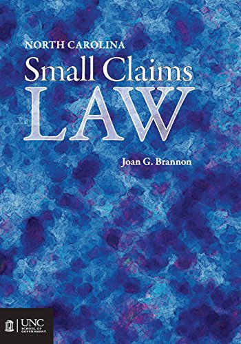 North Carolina Small Claims Law [Paperback]