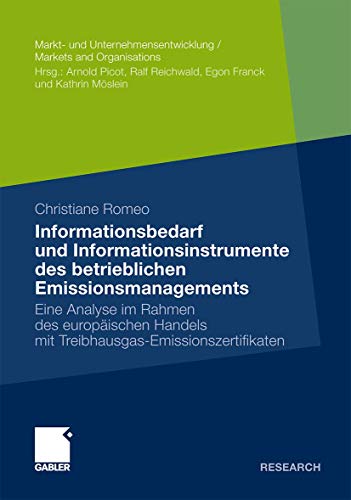 Informationsbedarf und Informationsinstrumente des betrieblichen Emissionsmanage [Hardcover]