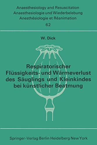Respiratorischer Flssigkeits- und Wrmeverlust des Suglings und Kleinkindes be [Paperback]