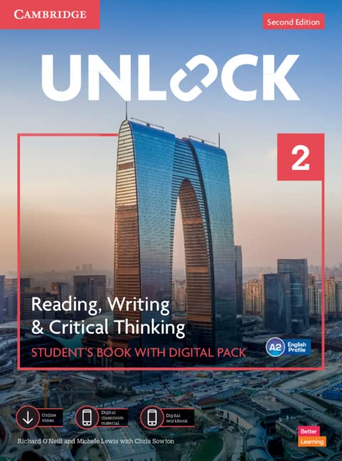 Unlock Level 2 Reading, Writing and Critical Thinking Student's Book with Digita [Mixed media product]