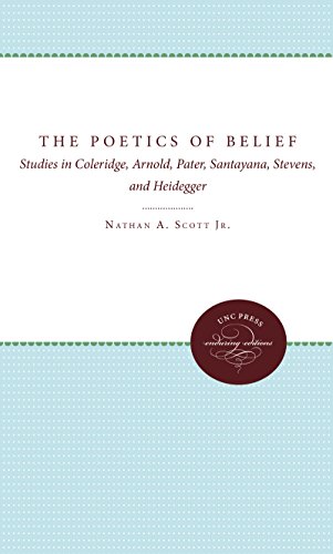 The Poetics Of Belief Studies In Coleridge, Arnold, Pater, Santayana, Stevens,  [Paperback]