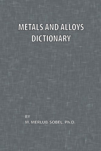 Metals And Alloys Dictionary [Paperback]