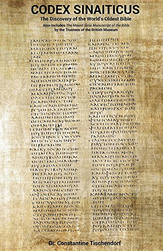 Codex Sinaiticus The Discovery Of The World's Oldest Bible [Paperback]