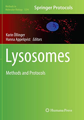 Lysosomes Methods and Protocols [Paperback]