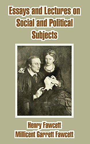 Essays and Lectures on Social and Political Subjects [Paperback]