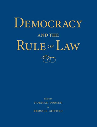 Democracy and the Rule of Law [Hardcover]
