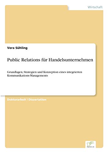 Public Relations Fr Handelsunternehmen [Paperback]