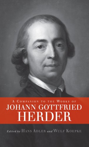 A Companion to the Works of Johann Gottfried Herder [Hardcover]