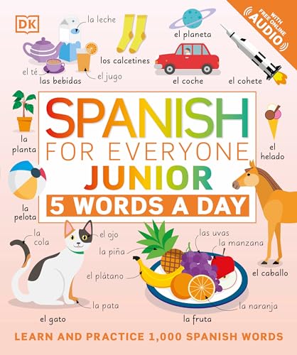 Spanish for Everyone Junior 5 Words a Day [Paperback]