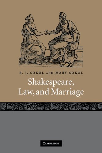 Shakespeare, Law, and Marriage [Paperback]