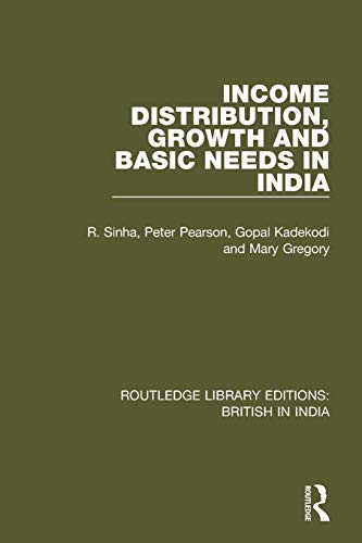Income Distribution, Growth and Basic Needs in India [Paperback]