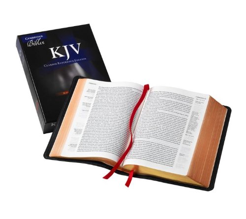 Kjv Clarion Reference Black Goatskin Kj486Xe [Leather Bound]