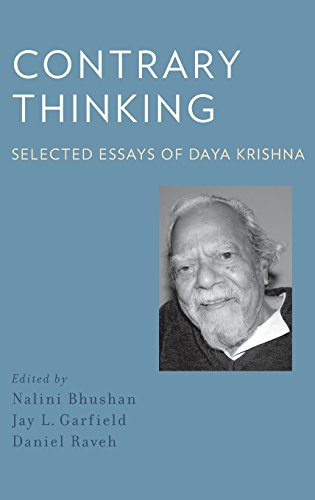 Contrary Thinking Selected Essays of Daya Krishna [Hardcover]