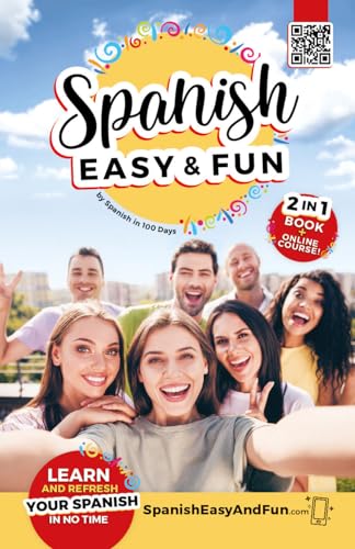Spanish Easy and Fun Simple lessons to learn Spanish [Paperback]