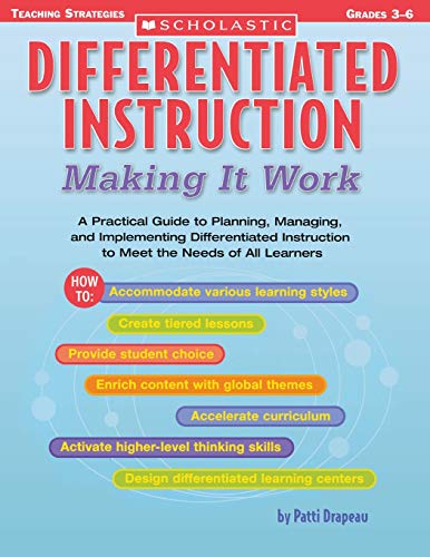 Differentiated Instruction Making It Work A Practical Guide to Planning, Manag [Paperback]