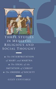 Three Studies in Medieval Religious and Social Thought The Interpretation of Ma [Hardcover]