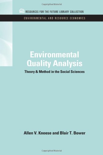 Environmental Quality Analysis  Theory and Method in the Social Sciences [Hardcover]