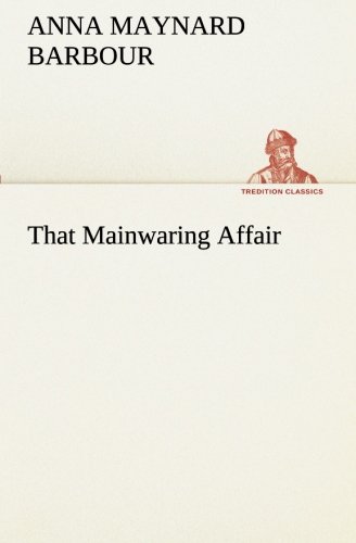 That Mainwaring Affair [Paperback]