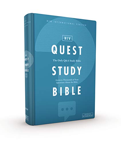 NIV, Quest Study Bible, Hardcover, Comfort Print: The Only Q and A Study Bible [Hardcover]